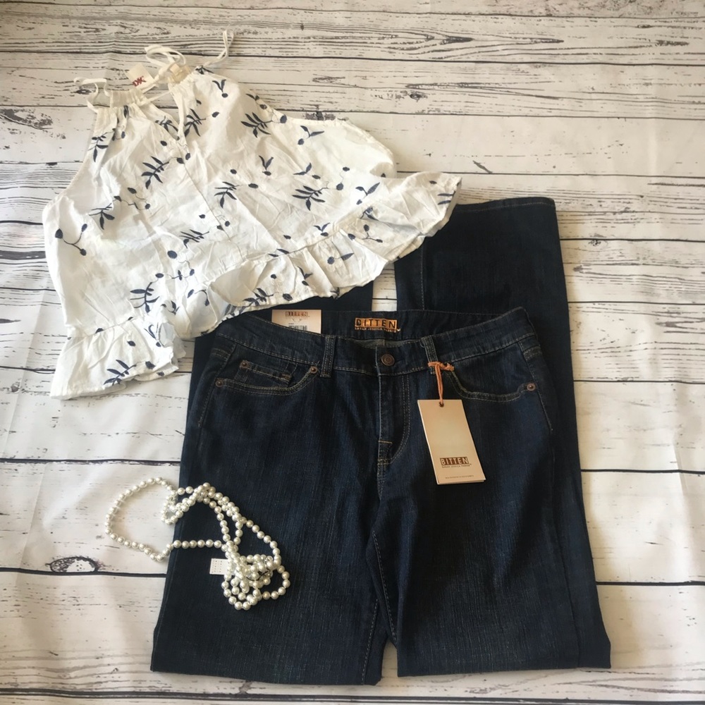 Bitten Dark Wash Jeans  BNWT Bootcut